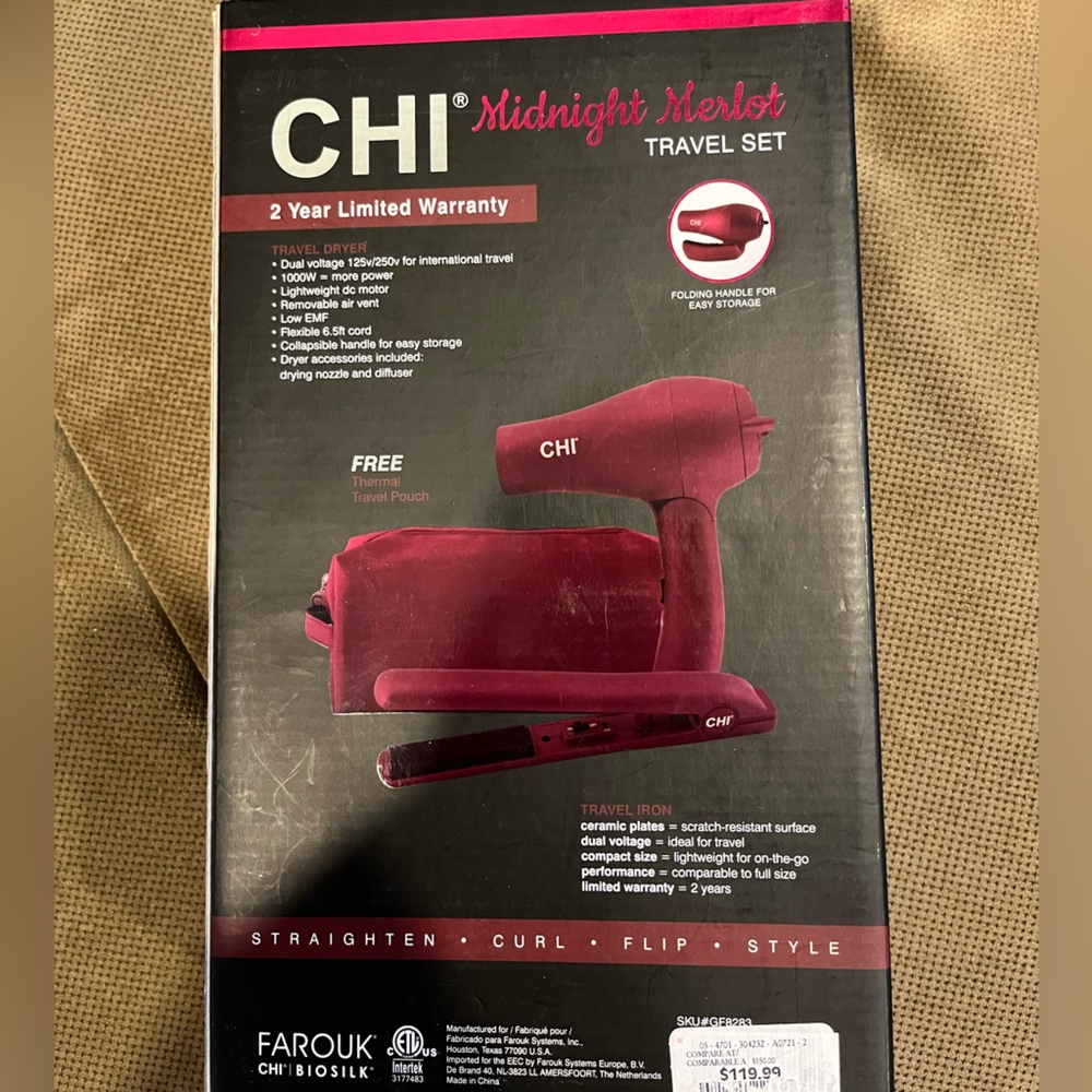 Chi travel set